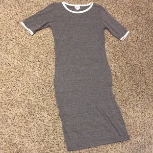 Grey small LulaRoe Julia.